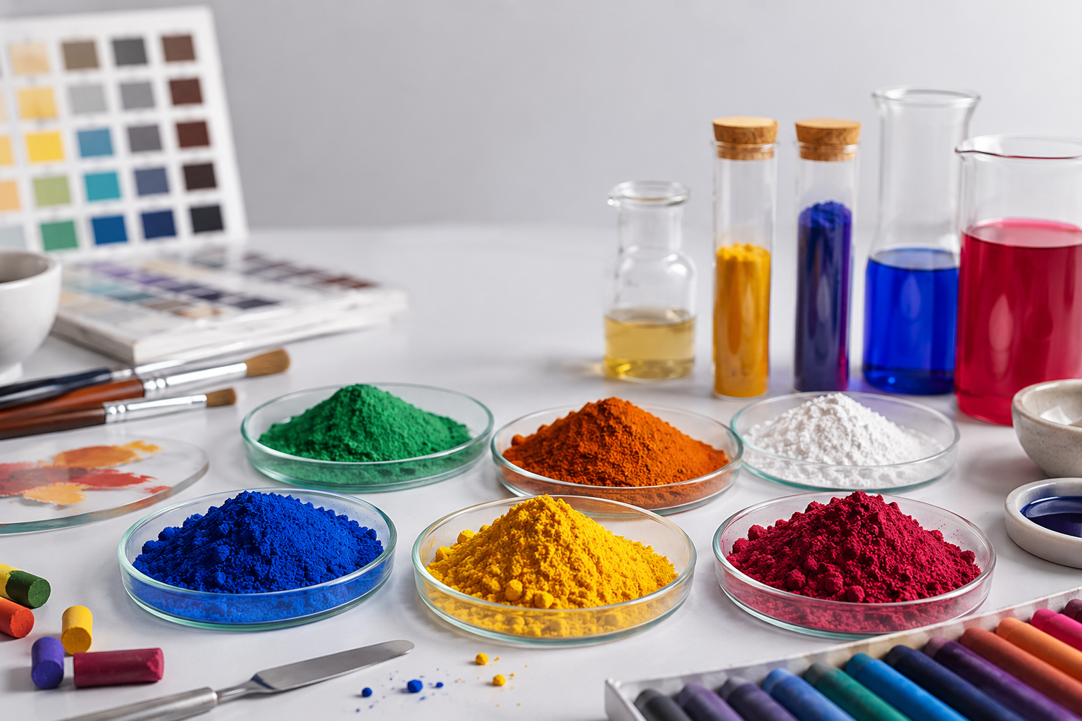 Pigments and colour formulation materials